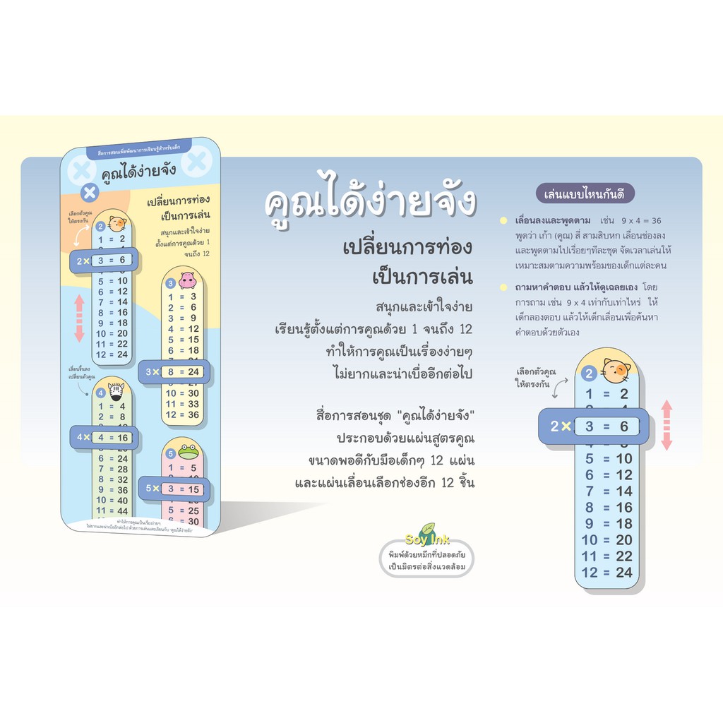 คูณได้ง่ายจัง-สื่อการสอนการคูณ-ไม้บรรทัดสอนสูตรคูณ-2winbooktoys