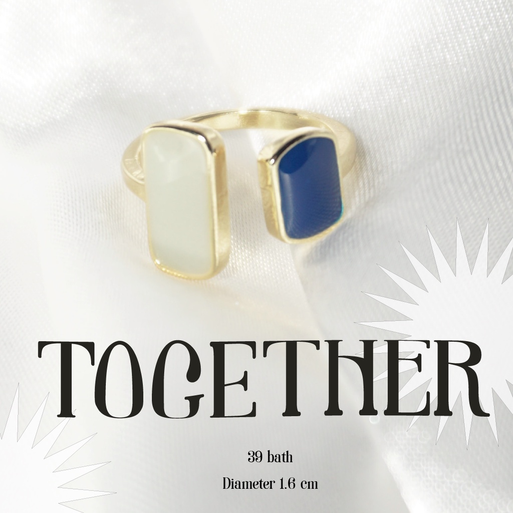 แหวน-together-แหวนแฟชั่น-แหวนมินิมอล-แหวนอะคริลิค-แหวนสไตล์เกาหลี-แหวนราคาถูก