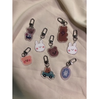 [พร้อมส่ง] พวงกุญแจอะคริลิค หลายลายให้เลือก พวงกุญแจน่ารักๆ พวงกุญแจ keychain