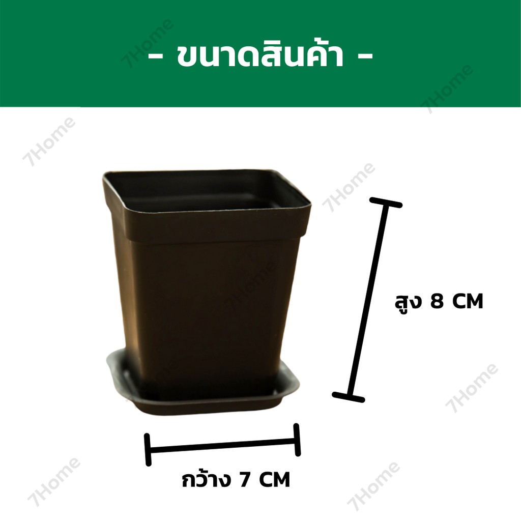 7home-มี7สี-เซ็ท-5-ใบ-กระถางต้นไม้-กระถาง-กระถางต้นไม้ขนาดเล็ก-กระถางเพาะเมล็ด-ไม่รวมถาดรอง