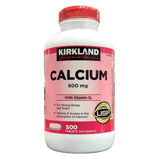 ภาพขนาดย่อของภาพหน้าปกสินค้า(Exp.03/2025)Kirkland Signature Calcium 600 mg With Vitamin D3 500 Tablets เม็ดแคลเซี่ยม และวิตามิน ดี3 เพื่อกระดูกที่แข จากร้าน jojo.storee บน Shopee ภาพที่ 1