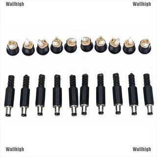 ภาพหน้าปกสินค้าWallhigh 1 ชุด 10 คู่ 12v 3a ปลั๊กตัวผู้ + ซ็อกเก็ตแผงเมาท์ dc ตัวเมีย ซึ่งคุณอาจชอบราคาและรีวิวของสินค้านี้