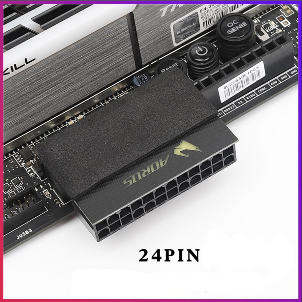 หัวแปลง-เมนบอร์ด-atx-90-องศา-24pin-24pin-aorus-สีดำ-สินค้าใหม่-ราคาสุดคุ้ม-พร้อมส่ง-ส่งเร็ว-ประกันไทย-cpu2day