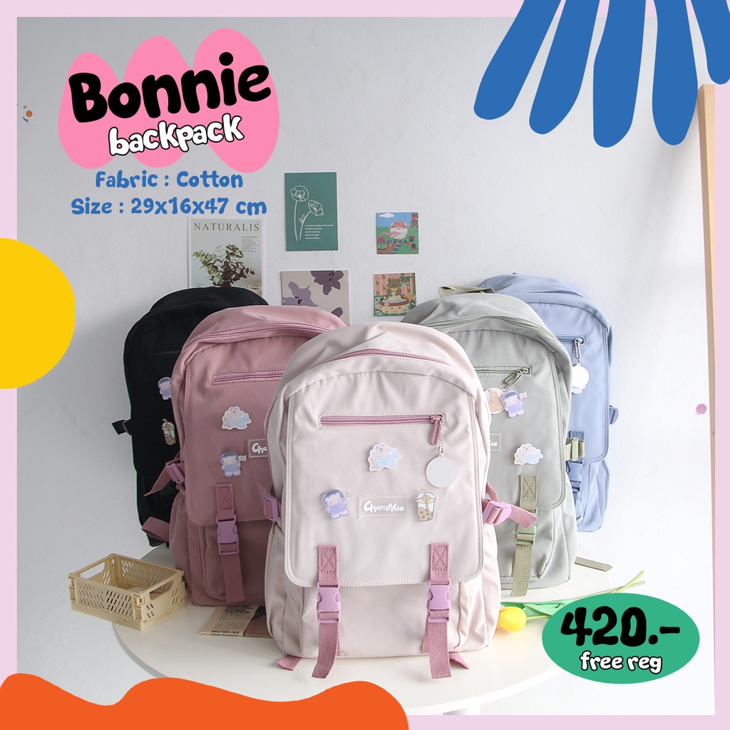 พร้อมส่ง กระเป๋า Bonnie backpack | Shopee Thailand