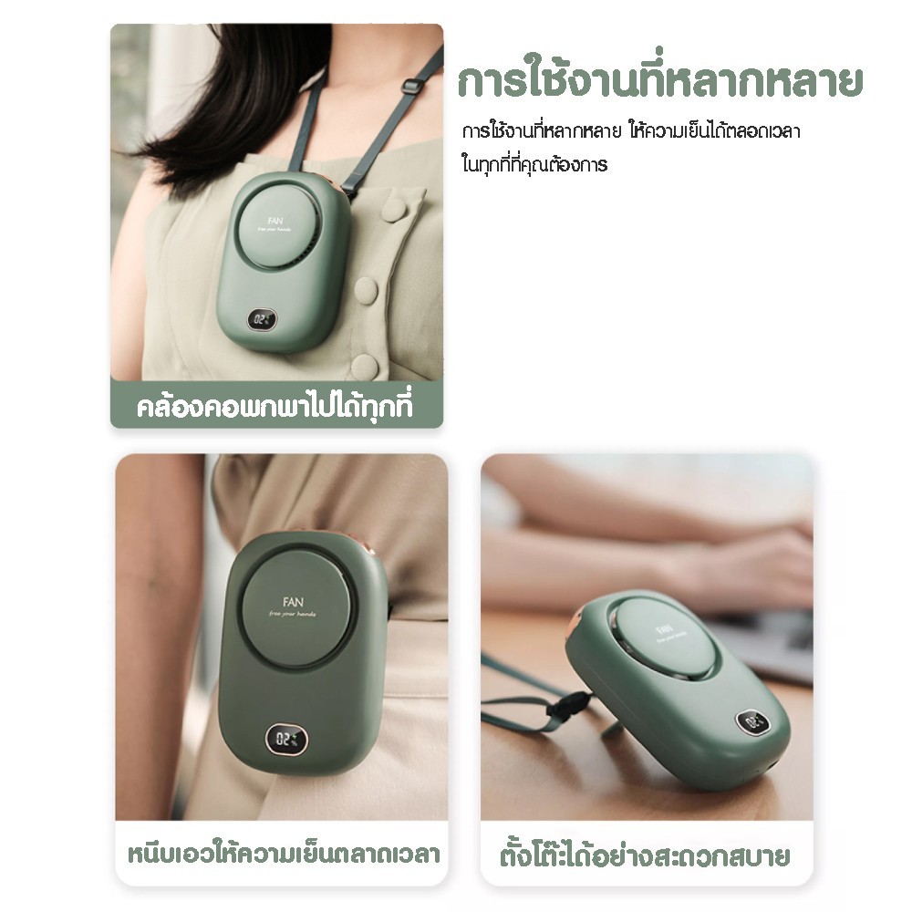 ภาพหน้าปกสินค้าพัดลมคล้องคอ Mini Fan พัดลมพกพา พัดลมคล้องคอมีจอLED พัดลมมือถือ พัดลมมินิ พัดลมราคาถูก พัดลม พัดลมรูปหมี พัดลมตั้งโต๊ะ พัดลมไร้สาย จากร้าน sevenelenve บน Shopee