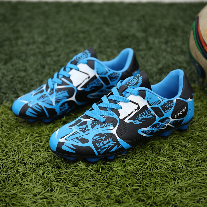 ภาพอธิบายเพิ่มเติมของ รองเท้าฟุตบอลนักเรียนแหลมรองเท้าฟุตซอลรองเท้าสั๊ด pan ฟุตบอลกระทะกีฬารองเท้าฟุตซอล