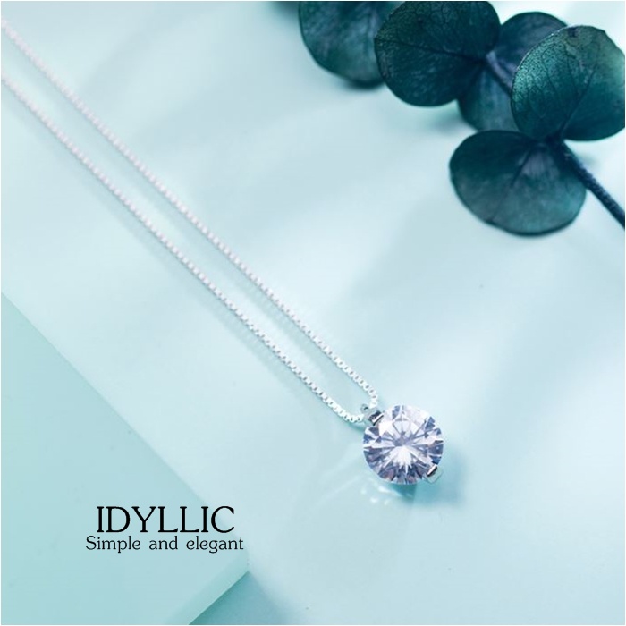 s925-idyllic-necklace-สร้อยคอเงินแท้-สวยเรียบง่าย-ใส่สบาย-เป็นมิตรกับผิว