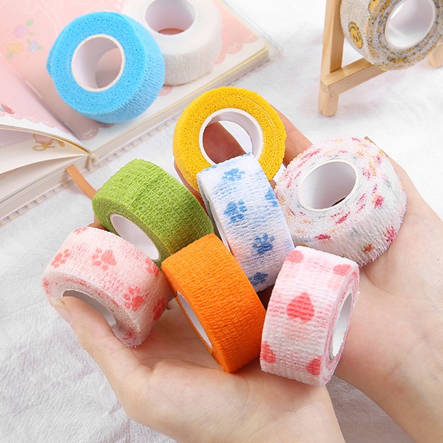 cute-finger-bandage-student-writing-finger-guard-wear-proof-tape-cartoon-cocoon-proof-self-adhesive-finger-guard