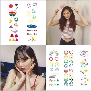 (ถูกที่สุด)sticker tattoo แทททูเกาหลี แทททูมินิมอล