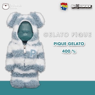 [‼️ของแท้, พร้อมส่ง‼️] 400% Bearbrick Gelato Pique Blue
