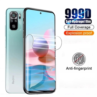ฟิล์มกันรอยหน้าจอ ฟิล์มไฮโดรเจลนุ่ม แบบเต็มจอ Redmi Note 12 12s 11 11s 10 10s 9 9s 8 7 Pro Plus Pro+ 12C 11A A1 10C 10A 9T 9A 9C 8A 7A 4G 5G 2023