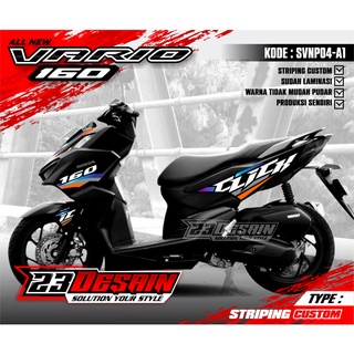 สติกเกอร์ตัด 160 Vario 160 Vario 160 2022 อุปกรณ์เสริมรถจักรยานยนต์ Honda Vario New Schotlite STRIPING Vario 160 SVNP04