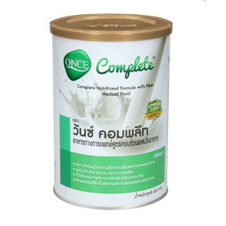 ภาพหน้าปกสินค้าExp.9/2024 : ONCE Complete วันซ์ คอมพลีท 400g. อาหารทางการแพทย์สูตรครบถ้วนผสมใยอาหาร ที่เกี่ยวข้อง