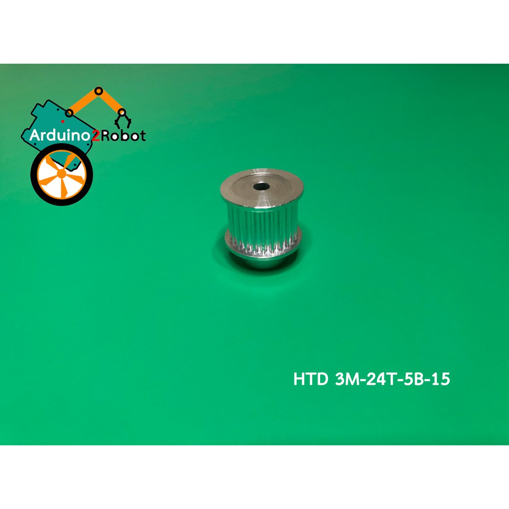 htd-3m-timing-pulley-24-teeth-bore-5mm-สำหรับสายพาน-3m-belt-width-15mm-htd-3m-24t-5b-15