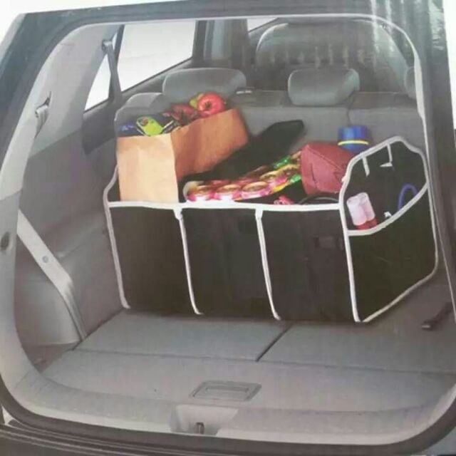 กล่องเก็บสัมภาระในรถแบบพับได้-ใส่ของได้เป็นระเบียบหาง่ายเเละประหยัดพื้นที่