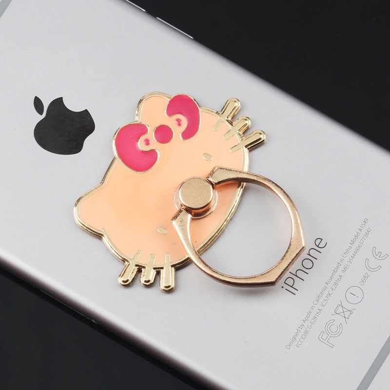 new-cartoon-kitty-cute-cat-head-shaped-four-colors-mobile-phone-ring-holder-desktop-phone-bracket