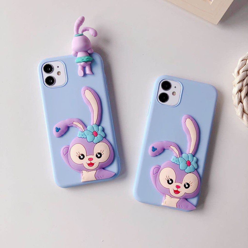 เคสโทรศัพท์มือถือแบบนิ่ม-tpu-ลายการ์ตูนกระต่าย-stella-lou-star-delu-สีม่วง-สําหรับ-samsung-galaxy-a22-a73-a53-a33-a23-a13-s22-s21-s20-fe-note-9-10-20-ultra-s10-s9-plus