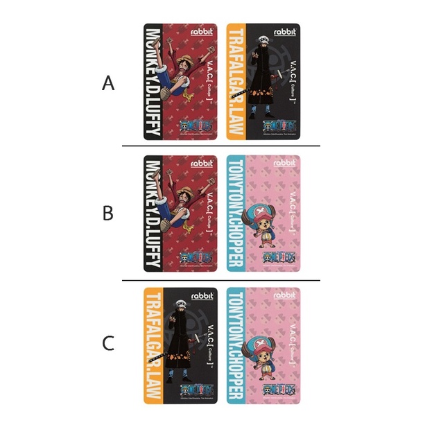 ภาพหน้าปกสินค้าV.A.C. Culture One Piece x Rabbit Card แบบจับคู่