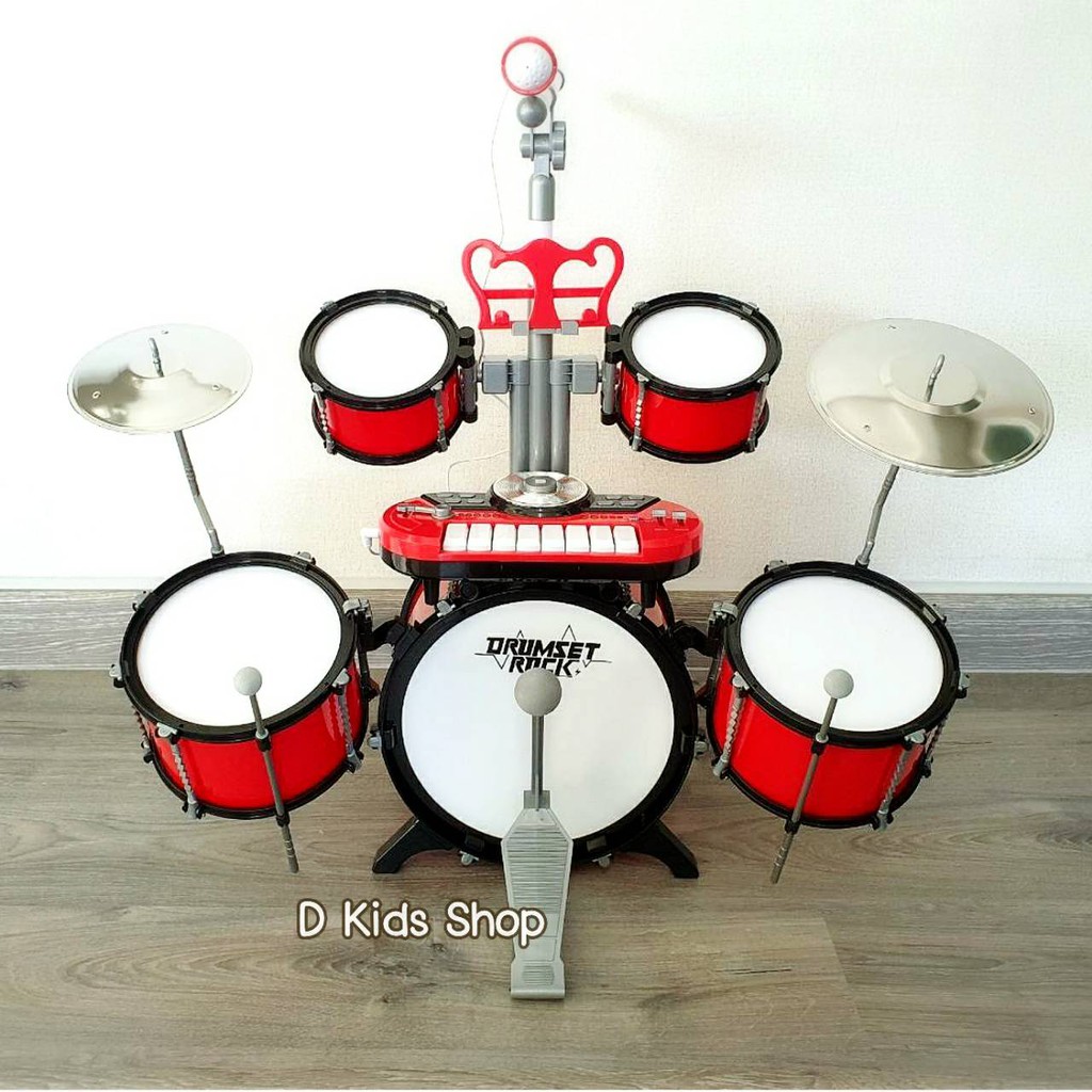 ของเล่นเด็ก-ของเล่นกลองเด็ก-กลองเด็ก-ชุดกลองเด็ก-กลองชุด-rock-drum-set-1902