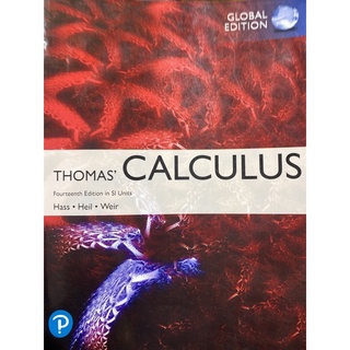 9781292253220 THOMAS CALCULUS IN SI UNITS (GLOBAL EDITION)