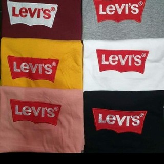 เสื้อยืดคอกลมแขนสั้น Levi’s งานปัก 100% Cotton