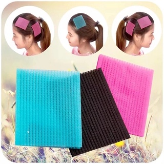 【Ready stock】6Pcs Hairband Magic Post Fixed invisible Front Hair Fringe Holder Stabilizer Grip Makeup Sticker Pad