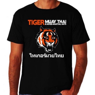 [100% Cotton] Wanyg เสื้อยืดลําลอง แขนสั้น พิมพ์ลายเสือมวยไทย Mma เหมาะกับการเล่นยิม ออกกําลังกาย ของขวัญวันเกิด สไตล์คล