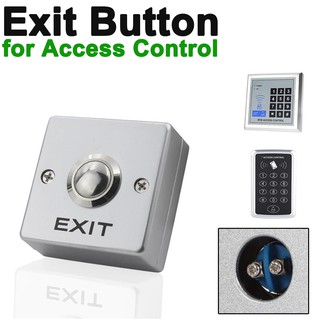 ปุ่ม Exit  Zinc Alloy GATE DOOR Exit Button Exit Switch For Door Access Control System Door Push Model Z53