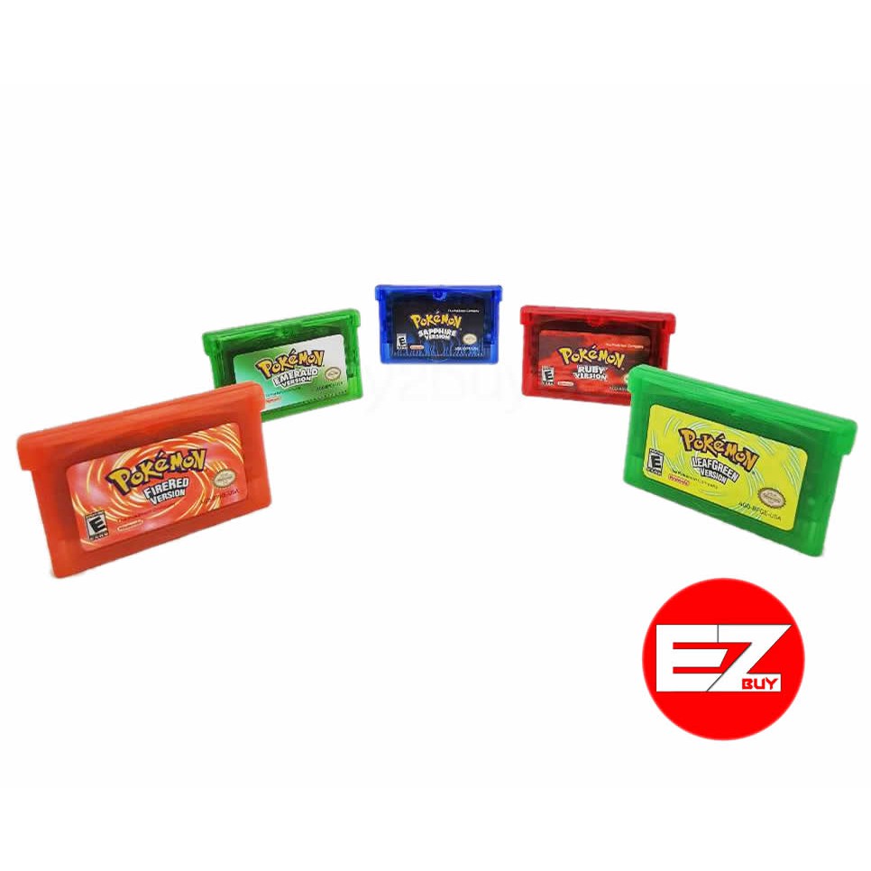 pokemon-gba-แผ่นเกมบอยแอดวานซ์-pokemon-มี-5-ภาค