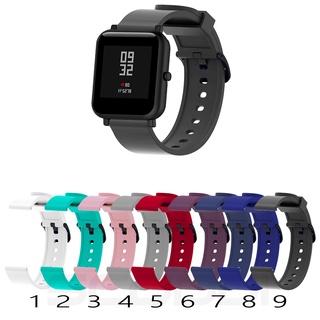 ภาพขนาดย่อของภาพหน้าปกสินค้าสายนาฬิกาข้อมือ ซิลิโคนนิ่ม สําหรับ Huami Amazfit Bip 3 3Pro / Bip U U Pro / Bip S Lite Youth smart watch จากร้าน scoodi.th บน Shopee
