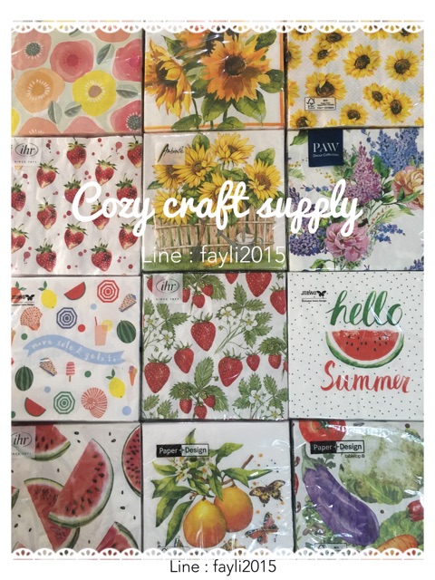 cozy-craft-กระดาษแนปกิ้น-napkin-เดคูพาจ-กระดาษแนปกิ้น-ขนาด-33x33-cm-งานยุโรปนะคะไม่ใช่งานจีน-decoupage-cozycraft