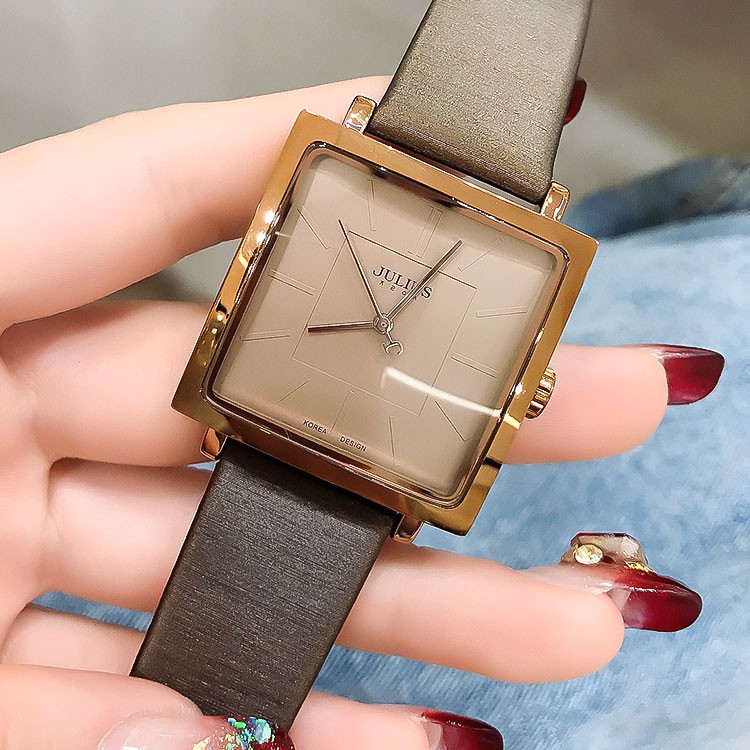 ภาพหน้าปกสินค้านาฬิกาข้อมือผู้หญิง นาฬิกาข้อมือควอตซ์ ทรงสี่เหลี่ยม กันน้ํา แฟชั่นเกาหลี สําหรับผู้หญิง JA-354 จากร้าน yogygshop.th บน Shopee