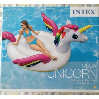 INTEX แพยางเป่าลม Unicorn ขนาดใหญ่กว่า