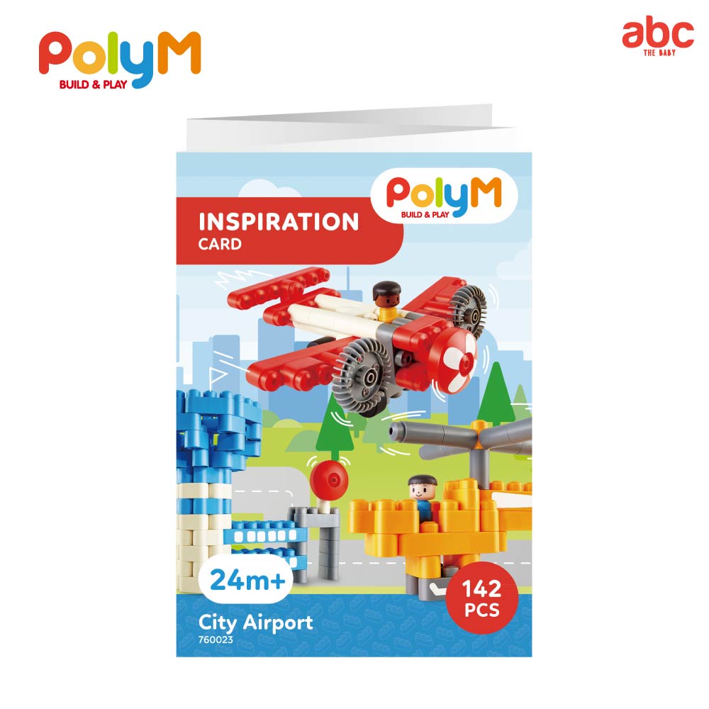 poly-m-ของเล่นตัวต่อ-ชุดหอบังคับการบิน-city-airport-142-pcs-สำหรับเด็ก-24-เดือนขึ้นไป