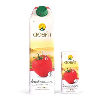สินค้า (2 ขนาด) Doi Kham Tomato Juice ดอยคำ น้ำมะเขือเทศ 99% มี 2 สูตร