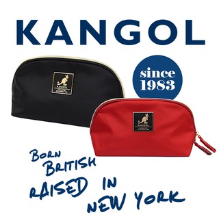 สินค้า KANGOL Bag กระเป๋าเก็บเหรียญ กระเป๋าแยกขนาดเล็ก ใส่เครื่องสำอางค์ หรือของใช้ สีดำ,แดง 69553600