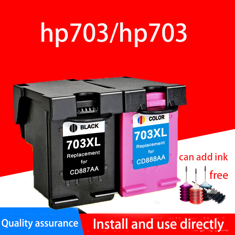 HP 703 BLACK/TRI-COLOR/ hp703 COMBO INK CARTRIDGE | Shopee Thailand