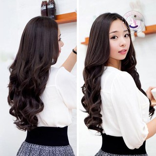 Women Sexy Long Curly Wavy Wig Clip-on Lady Girl Hair Extension Hairpiece Wigs