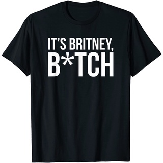 เสื้อยืดอินเทรนด์ผู้ชายอินเทรนด์ผู้หญิงเสื้อยืดแขนสั้น พิมพ์ลาย Britney Spears It Britney คุณภาพสูง แฟชั่นฤดูร้อนS-3XL