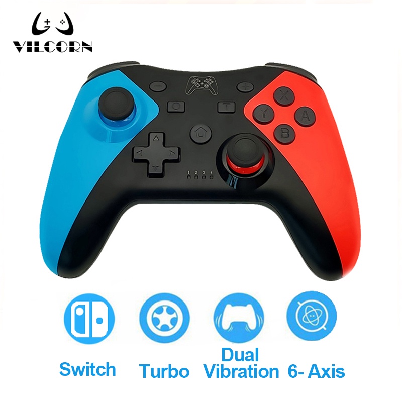 จอยสติ๊กควบคุมเกมบลูทูธไร้สาย USB สําหรับ Nintendo NS-Switch NS Switch ...