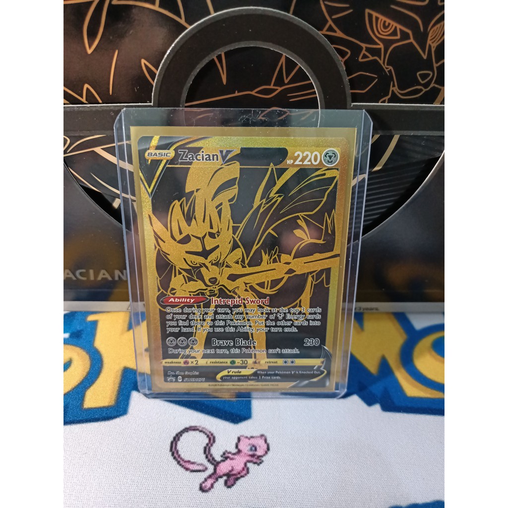 pokemon card zacian v gold Pokemon Card Foil GOLD PACK 110 CARDS Tcg gx, vmax gx, card Charizard rare  Sams Toy in Ahmedabad Gujarat at best lowest price main image 0
