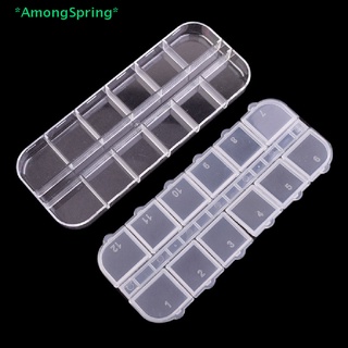 Amongspring&gt; ใหม่ กล่องเก็บของ 12 ช่อง สําหรับจัดฟัน 1 ชิ้น