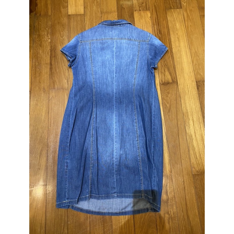 h-amp-m-mama-maternity-dress-jeans-size-m-used-ชุดคลุมท้อง