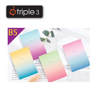 Triple3 สมุดปกอ่อน B5 (NOTEBOOK B5) 1 เล่ม
