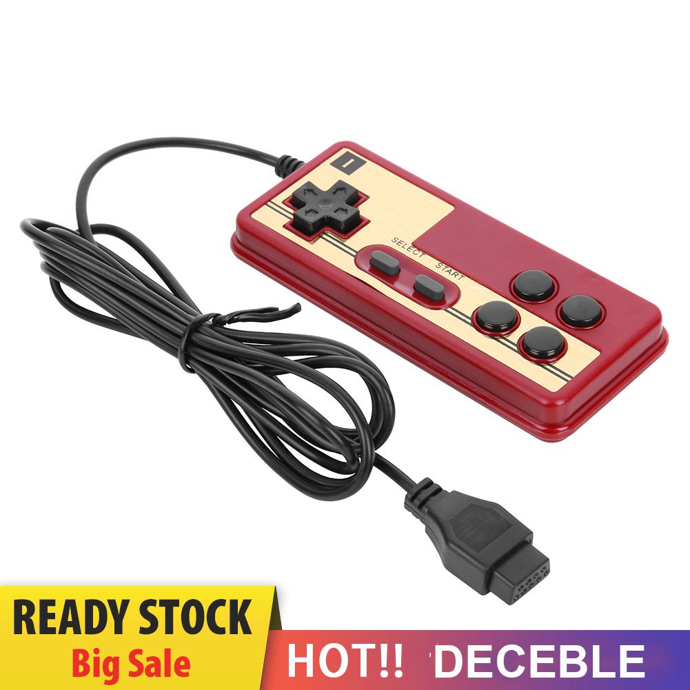 deceble-จอยเกม-แบบมีสาย-8-บิต-tv-สีแดง-และสีขาว