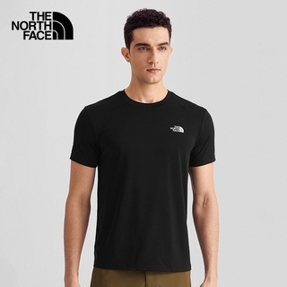 เสื้อยืดแขนสั้น ผ้าฝ้าย ระบายอากาศได้ดี พิมพ์ลาย TheNorthFace North สําหรับผู้ชาย | 4ncrยืด.สบาย.รัก