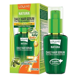 Lolane Natura Dailt Hair Seum for Dry  &amp; Damaged โลแลน เนทูร่า เดลี่ แฮร์ เซรั่ม ฟอร์ดรายแอนด์ ดาเมจ แฮร์ 50 มล.