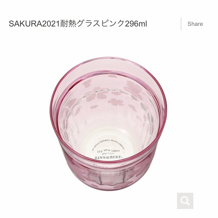 พร้อมส่ง-starbucks-sakura-2021-heat-resistant-glass-pink-ขนาด-296-ml-จากญี่ปุ่น