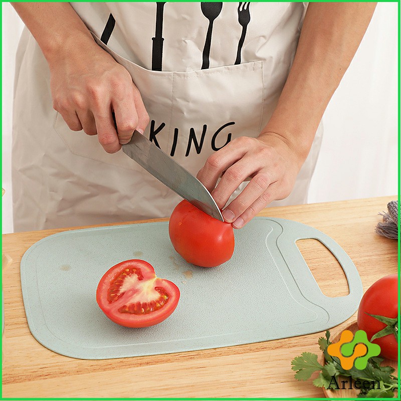 arleen-เขียง-ฟางข้าวสาลี-เขียงพลาสติก-เขียงผักและผลไม้-chopping-board