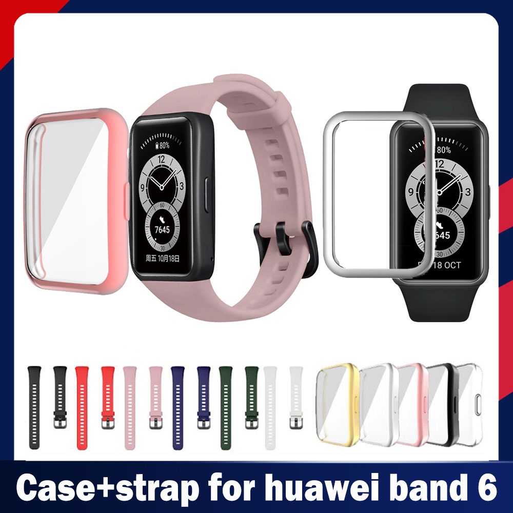 สายนาฬิกาข้อมือซิลิโคนสําหรับ-huawei-band-6-smart-band-6